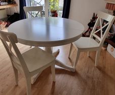 IKEA INGATORP Extendable Dining Table +
