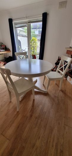 IKEA INGATORP Extendable Dining Table +