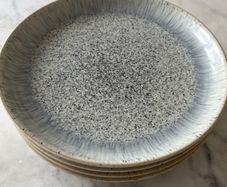 Denby Halo Blue/Grey Speckled Dinner Plates Set of 4