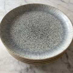 Denby Halo Blue/Grey Speckled Dinner Plates Set of 4
