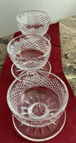crystal dessert bowls