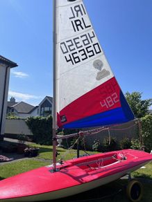 Topper sailing Dinghy