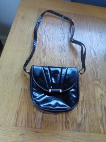 Ladies Black Patent Handbag for Sale