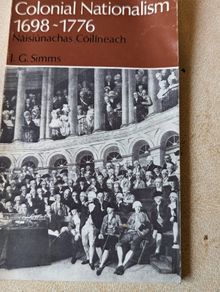 Colonial Nationalism 1698-,1776 by SIMMS