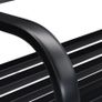 Black Metal Garden Bench 2 Seater Outdoor Patio Bench Image 5