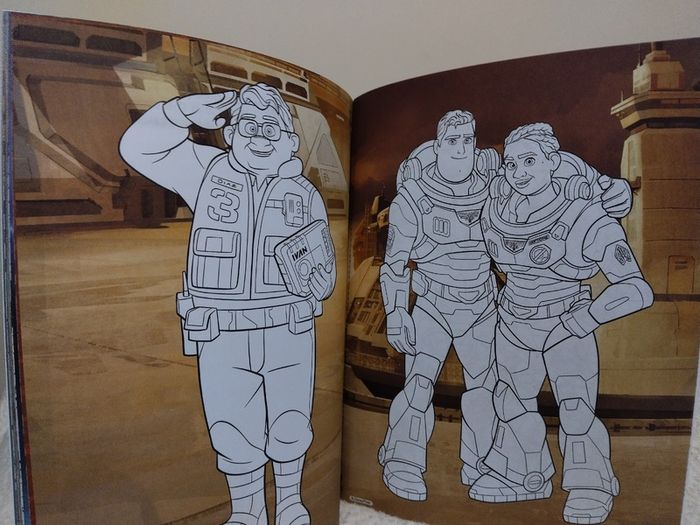 Disney Pixar Lightyear Sounds Book Hardback &  Hyperspace Colouring Book