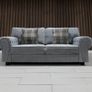 Verona Grey Fabric Fullback Cushions Sofa Image 5