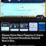 Disney Store Mary Poppins 6 Charm Silver Bracelet Broadway Musical New in Box Image 8