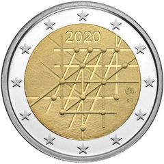 Finland 2 Euro Commemorative Coin 2020 - 100 Years of the University of Turku. Uncirculated.
