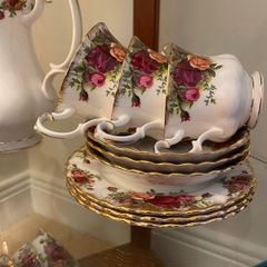 tea set bone china