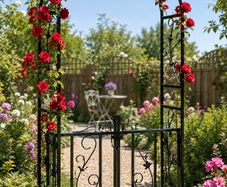 Rose arch Gate Decorative Metal Garden Trellis
