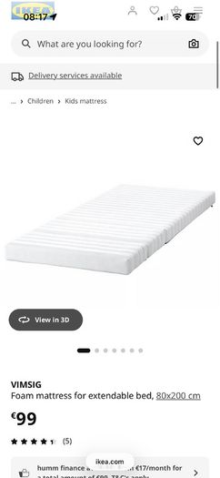 Kids ikea extendable bed