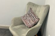 Grey decorative chair