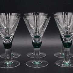 Martini Glasses Set of 6  Atelier Morava Czech