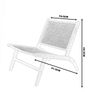 Designer Straw Armchair Image 4
