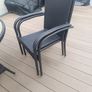 Garden table, chairs and umbrella and base Image 3