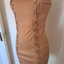 BNWT Naanaa Storm brown suede imitation mini dress size UK8 EU36 Postage included Image 2