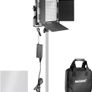45221 Neewer 2x 660 Pieces (330 White+3300 Yellow) LED Video Light and Stands, Battery Image 2