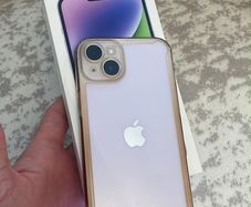 iPhone 14 Plus sim free 128GB purple mint condition with box
