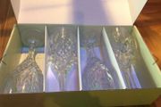 4 Galway Crystal Wine Goblets