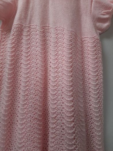 vintage childs knitted dress