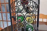 metal wine bottle holder