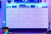 Chest of Drawers with Charging Station and LED Light
