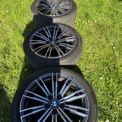 Bmw 18 5x112 Oem Alloy Wheels  Tyres  Staggered Set