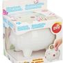 Piggy Bank with 46 DIY Sticker Pack - Pink or White Image 3