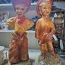 Vintage Carnival Chalkware Statues Image 3