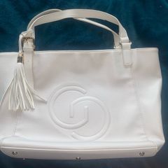 Jenny Glow Creamy Pink Faux Leather Tote Handbag