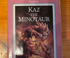 Fantasy book:'Dragonlance. Kaz The Mintotaur'