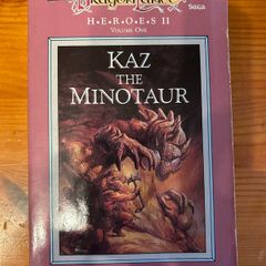 Fantasy book:'Dragonlance. Kaz The Mintotaur'
