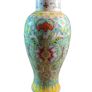 Chinese Guangux Famille Jaune Porcelain Vase Marked CHINA Image 3