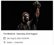 2 Premium tics The Weekend at Croke Park
