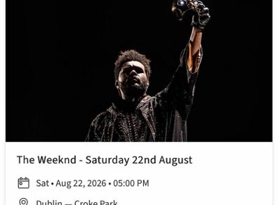 2 Premium tics The Weekend at Croke Park