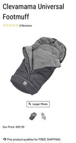 Footmuff for buggy