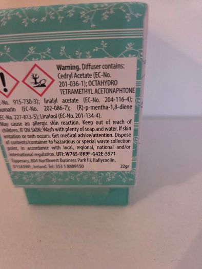 Car Air Diffuser - Unopened - Tipperary Crystal