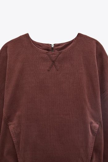Zara Velvet TRACKSUIT jumper and trousers set