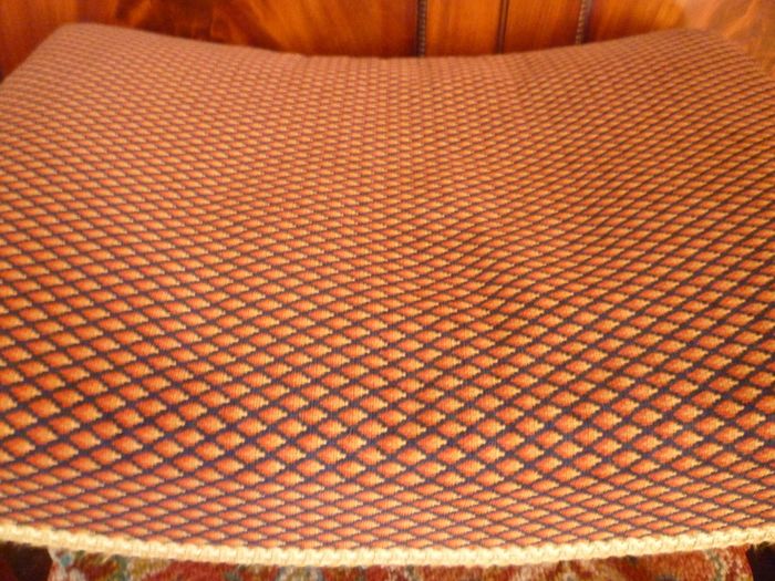 Edwardian William And Mary mahogany Stool. Genuine Antique Edwardian. Excellent condition. Solid & weighty.