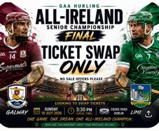 All-ireland Senior Hurling Championship Final Galway V Limerick Ticket Swap