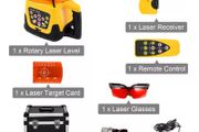 VEVOR 360 Rotary Laser Level Self-Leveling 500m Vertical Horizontal Scanning Professional Powerful Measurement Construction Tool