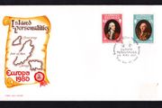 1980 Guernsey Europa Personalities Commemorative Stamps First Day Cover (FDC)
