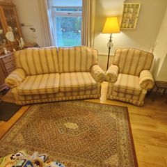sofa and armchair
