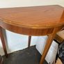 QUICK SALE!Mahogany Demi-Lune Fold over Card Table Image 3