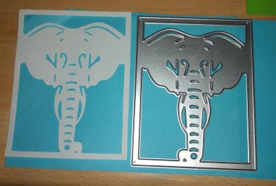 Die crafts:- Elephant head emblem