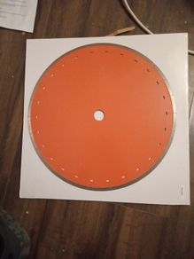 350MM Premium Porcelain Blade 25.4MM bore