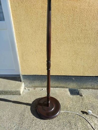 Vintage Mahogany Floor Lamp