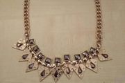 River Island Gold and Dark Silver necklace