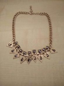 River Island Gold and Dark Silver necklace